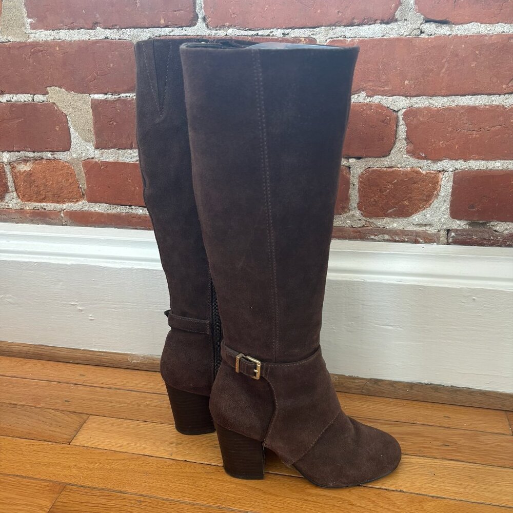 BCBG Suede Leather "Denver" Tall Boots